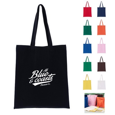 Natural Canvas Shopper Tote Bag