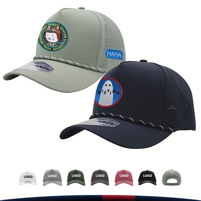 Quesille Perforated Performance Rope Cap
