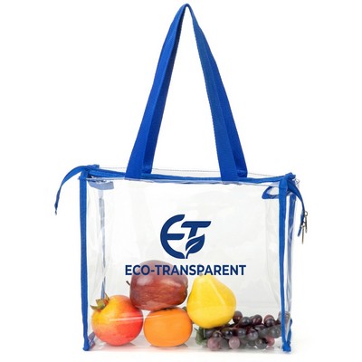 Stadium Approved Clear Transparent PVC Tote Bag
