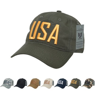 USA America Ripstop Relaxed Hats