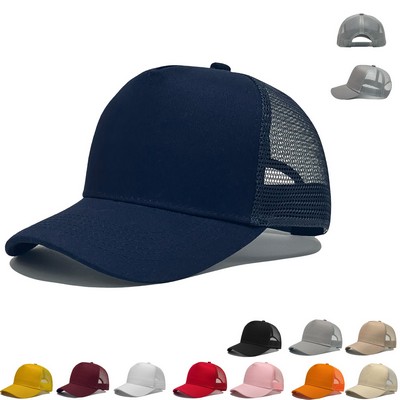 5 Panel Mesh Back Trucker Hat
