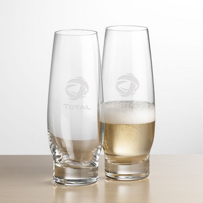 Glenarden Stemless Flute - Deep Etch