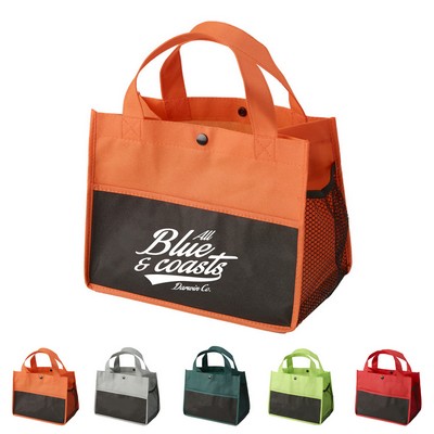 Snap Non-woven Lunch Tote Bag