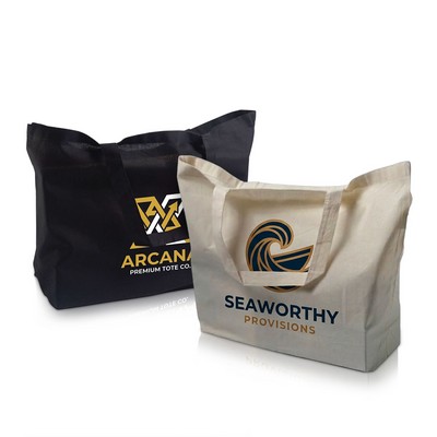 Jumbo 7 oz. Cotton Canvas Utility Tote