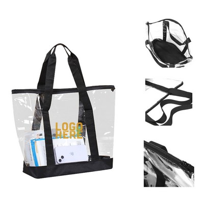 Heavy Duty Transparent PVC Tote Bag