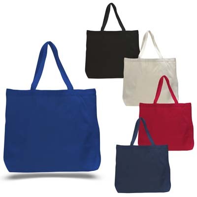 20" 12oz Jumbo Cotton Canvas Tote