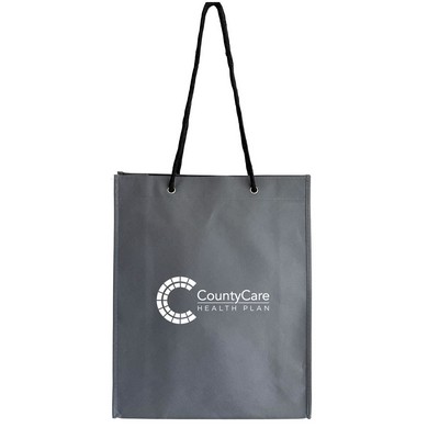 Solid Bottom Newspaper Tote Bag