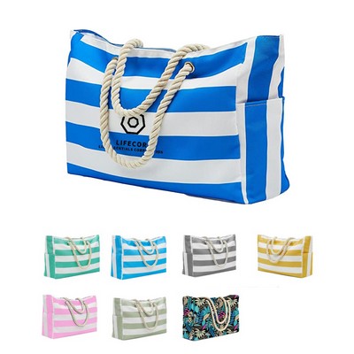 Large Waterproof Beach Tote Bag