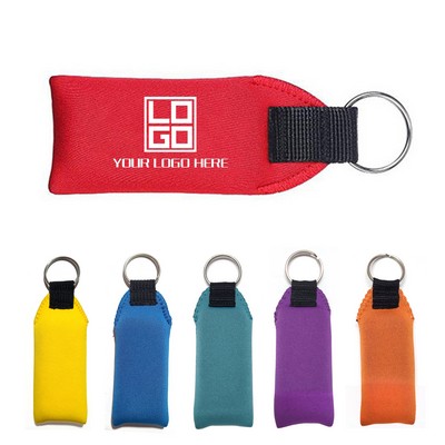 Neoprene Floating Keychain