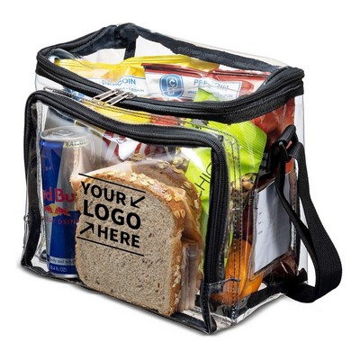 Clear Lunch Bag with Shoulder Strap