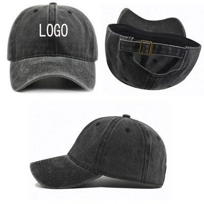 Washed Cotton Unstructured Couple Hat