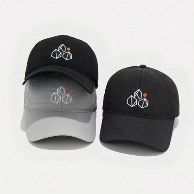 6 Panel Curved Performance Cap