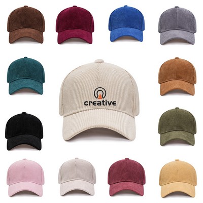 Corduroy Baseball Cap