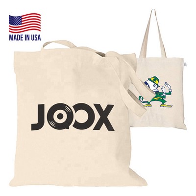 USA Made 7 Oz. Cotton Canvas Tote Bags (13.5"x 15")