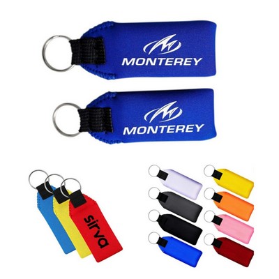 Waterproof Floating Sports Neoprene Keychain
