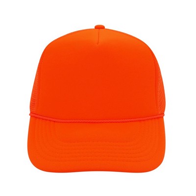 Nissun 5 Panel Neon Foam Trucker Hat