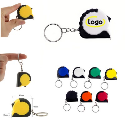 Pocket-Size Tape Measure Keychain