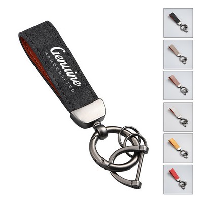 Automobile Genuine Leather Keychain