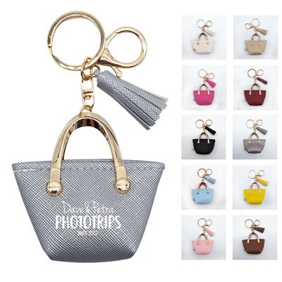 Pu Coin Pouch Keychain