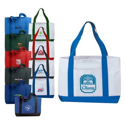 DeckSide Boat Tote Bag