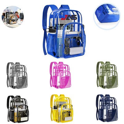 Clear Transparent Heavy Duty Backpack