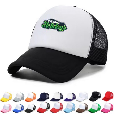 Polyester Mesh Trucker Cap