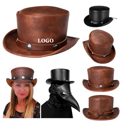 Timeless Leather Bowler Hat