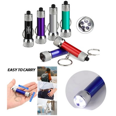 5 LED Flashlight Key Chains Hand held Torch