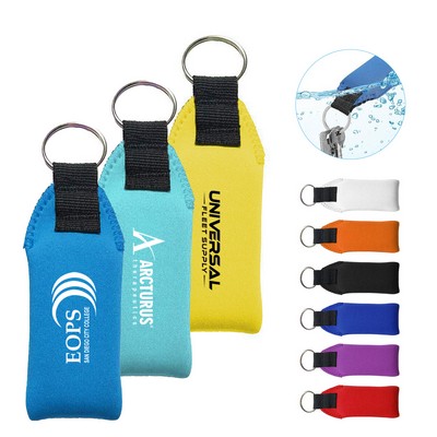 Neoprene Float Keychain
